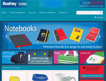 Tablet Screenshot of busheypromo.com